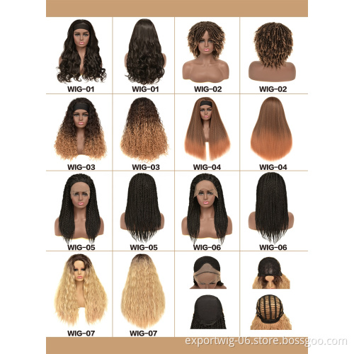 Short Curly Synthetic Blonde Wigs Hairstyles Black Wig Short Hair Afro Kinky Curly Wigs With Bangs For Black Women African